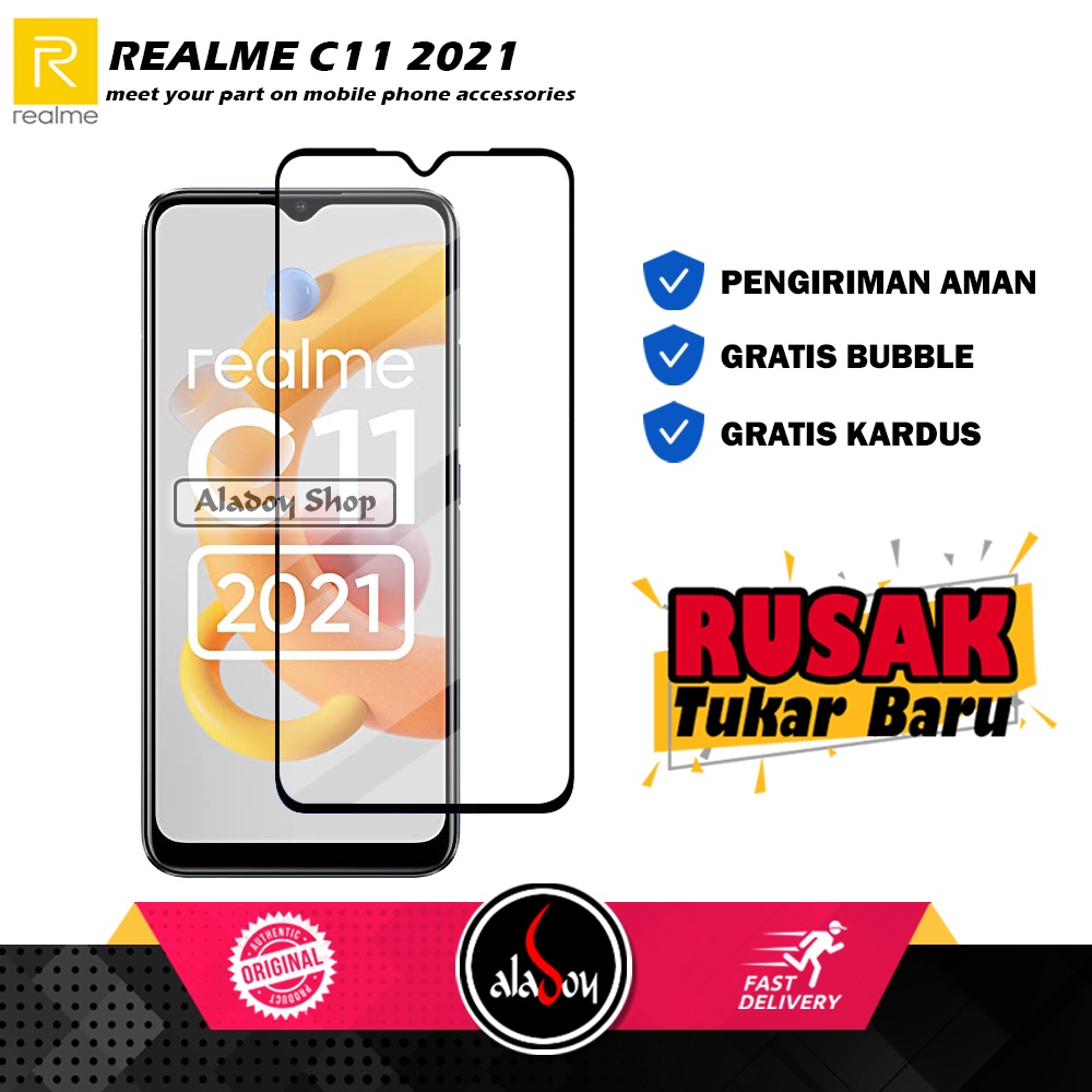 Tempered Glass Realme C11 2021 Anti Gores Layar Screen Protector