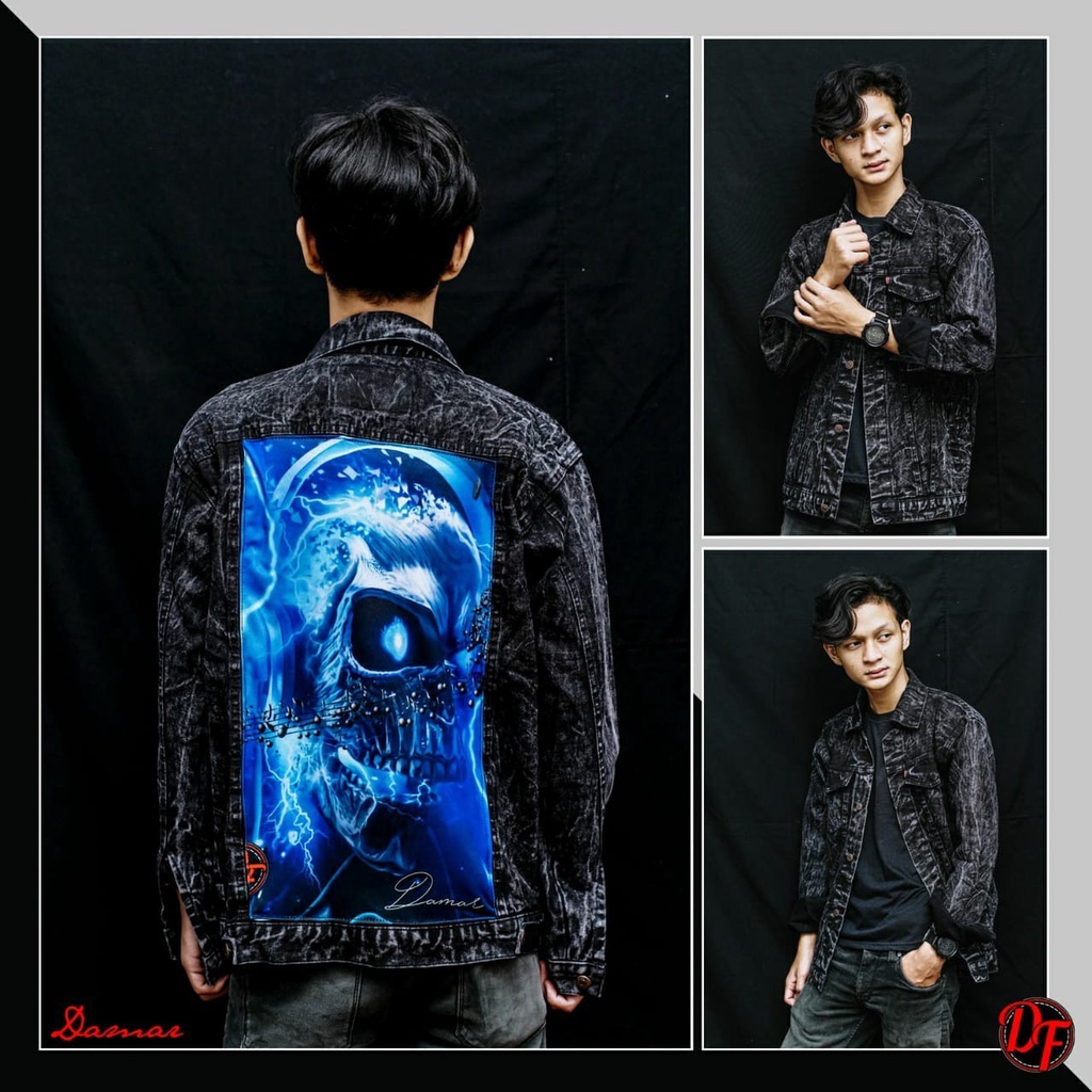 JEANS LEVIS PRINTING-JAKET JEANS SANDWASH-JEANS HITAM-JEANS DENIM-JAKET LEVI COWO-JAKET JEANS PRIA