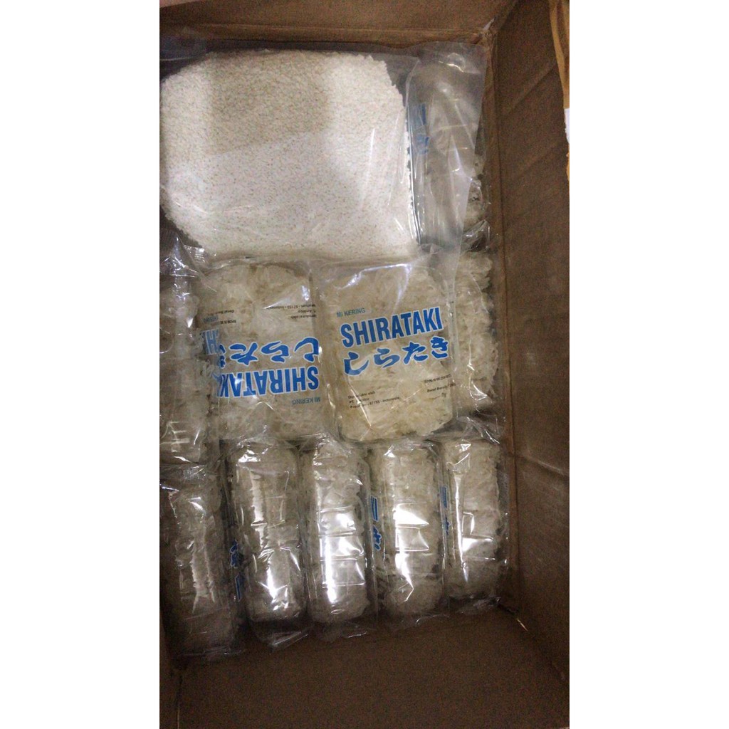 Shirataki mie noodle kering 250 gr exp 11/2021
