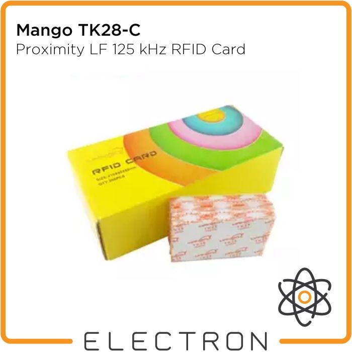 Mango TK28-C LF RFID 125kHz Proximity Card Tag EM TK4100 Kartu Akses Absensi