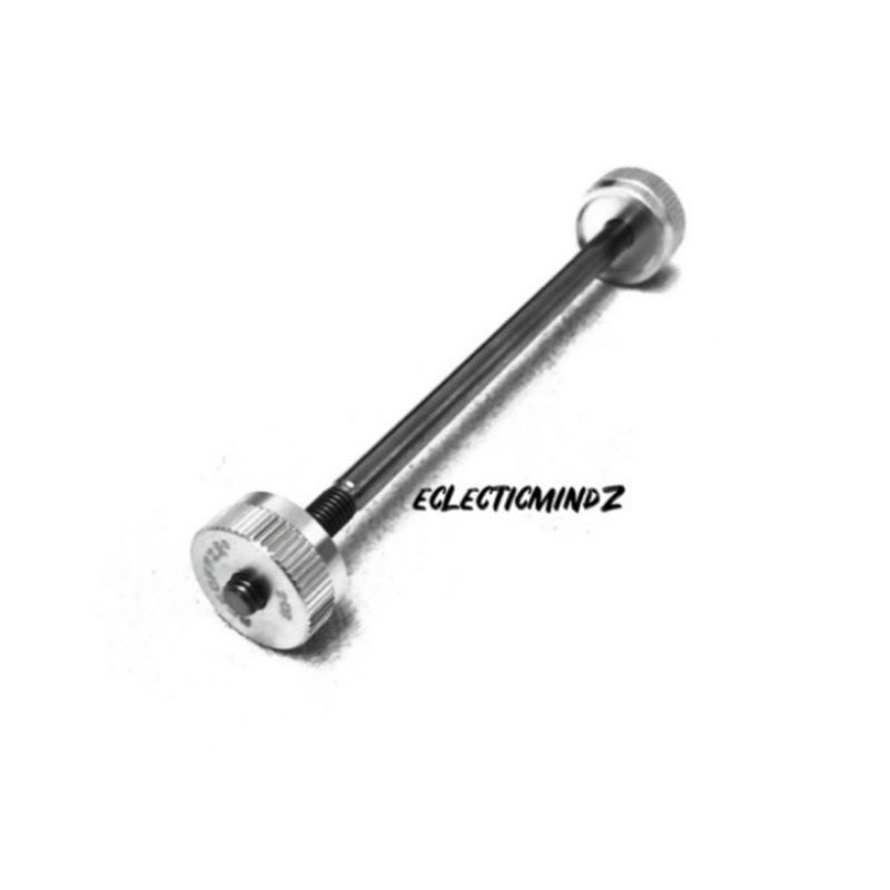 qr skewer titanium quick release aceoffix silver 74mm folding bike seli