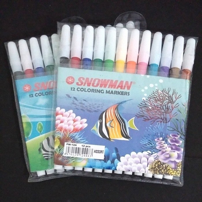 

Spidol Warna Set Snowman PW-12A