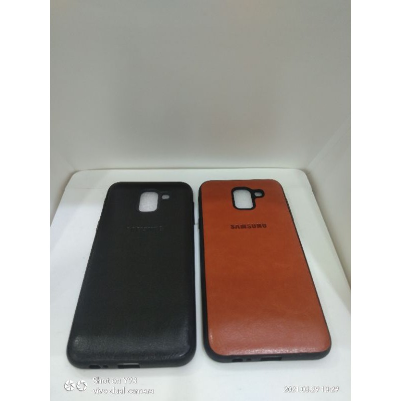 case hp  samsung j6 model kulit karet