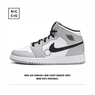 air jordan 1s smoke grey mid