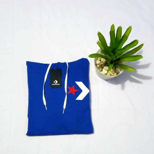 HOODIE CONVERSE CHEVRON BLUE