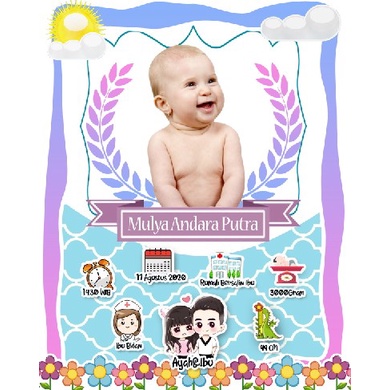 Paket Template Cover Biodata Bayi BIOBABY Lucu Model Terbaru PSD Usaha Percetakan Multimedia Termurah Terlaris NP8