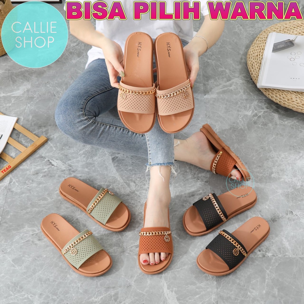 Sandal Wanita Selop Jelly Import HYS 899A-2 PLUSBLG