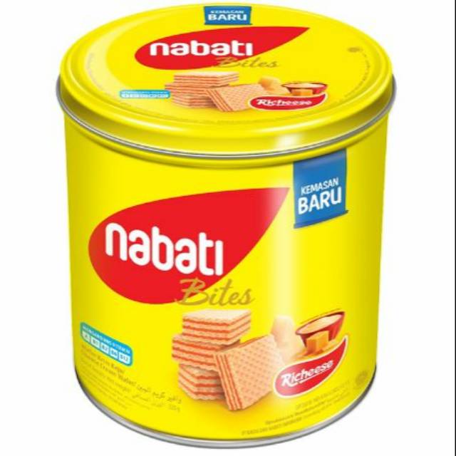 

Nabati Wafer Richeese Keju Kaleng 287gr (Kue Lebaran)