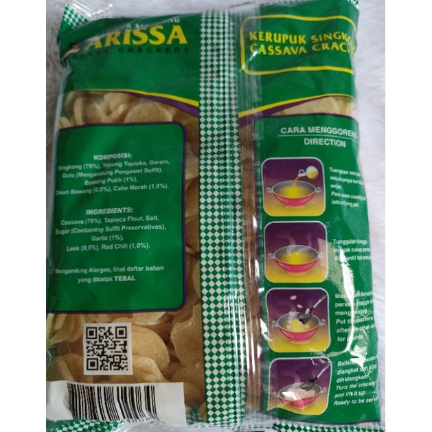 Larissa Kerupuk Bawang/Singkong 250 gr