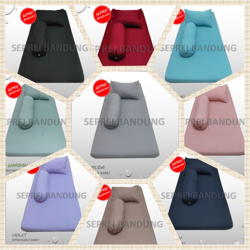 Seprei Polos Set Sudut Karet no 3 120x200 dan 100x200