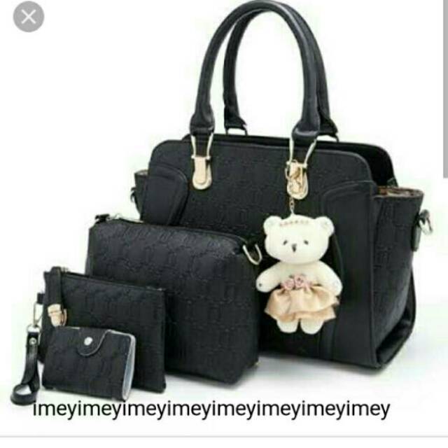 RLY68 Tas Wanita Desvacito Tas Selempang Wanita Fashion-Tas 4IN1 tanpa boneka