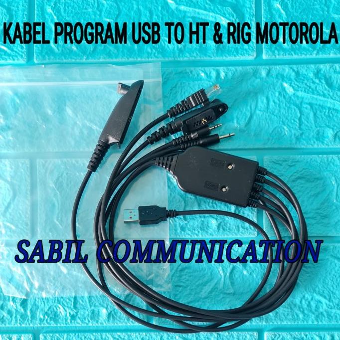 Kabel Data Program Ht Motorola Radio Rig Motorola Multi Port Maxton