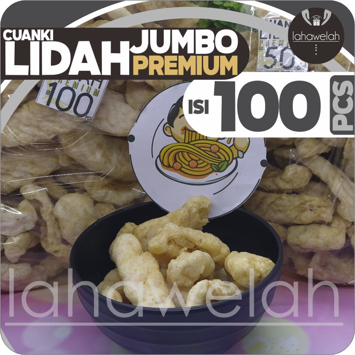 

Cuanki Lidah JUMBO PREMIUM Isi 100pcs Toping Baso Aci Seblak - BARU