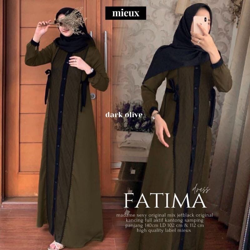 GAMIS TURKEY SHAHIA DRES gamis muslim wanita all model mieux super mewah farasya-fatima dark olive