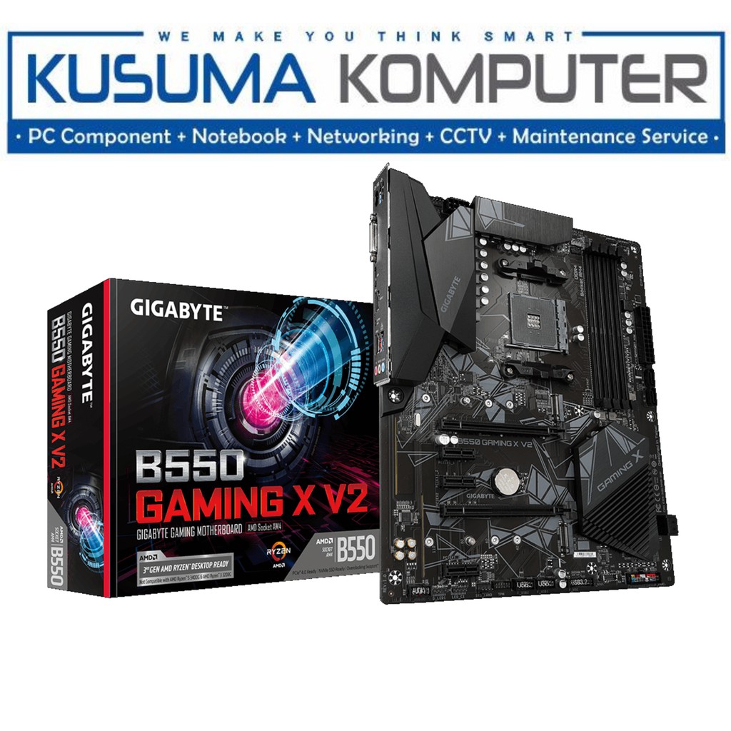 Gigabyte B550 Gaming X V2, PCIe 4.0, 4 DIMMs, Q-Flash Plus, RGB FUSION 2.0