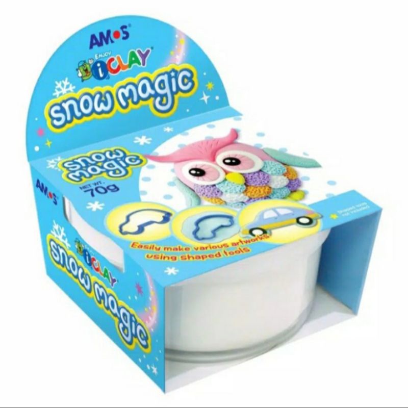 Gramedia Banjarmasin - Amos I Clay Snow Magic 70gr