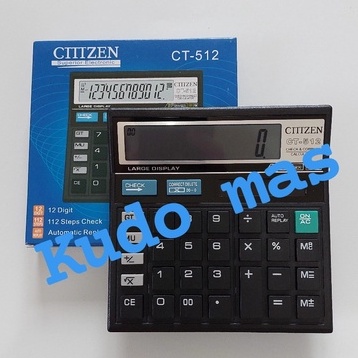 

Kalkulator CMMZen CT-512 Check Correct Desktop Like Citizen CT-512 Best CT 512