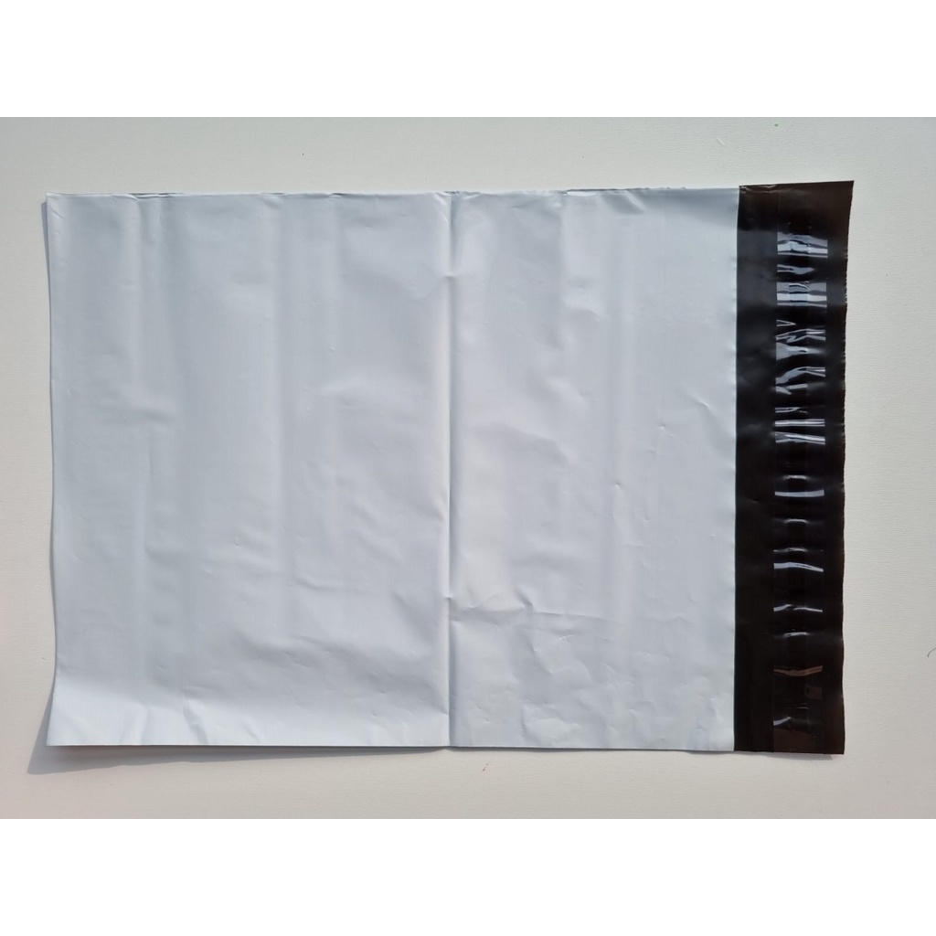 

RB POLYMAILER 100PCS 17x30CM PUTIH PREMIUM GLOSSY PLASTIK POLYMAILER WHITE