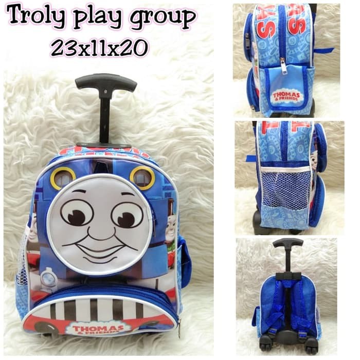 5186Fn Tas Koper Anak Laki Laki 20 Inch 18 Inch Minion Moi 4 Roda GK595 Trolly Playgroup Thomas Loka