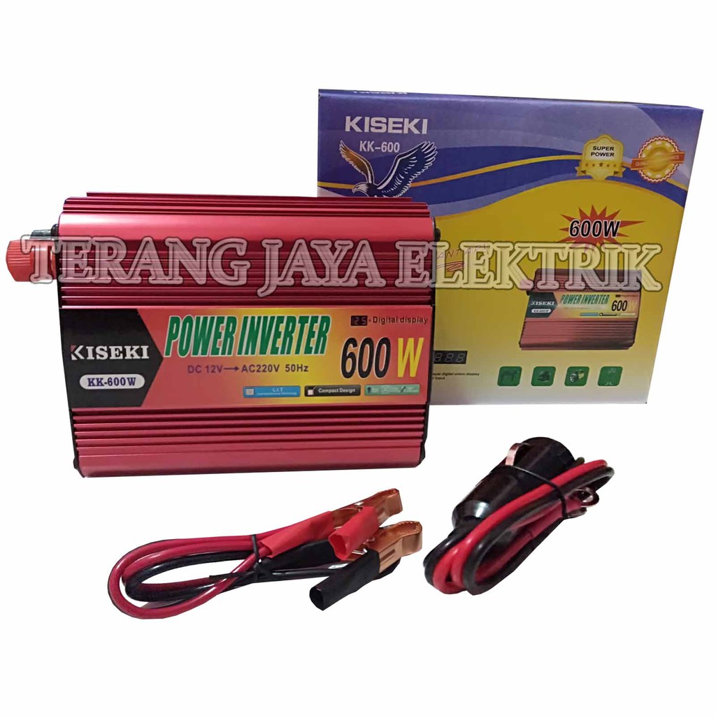 Power Inverter  Pengubah Arus Aki  DC 12V ke AC 220 V 