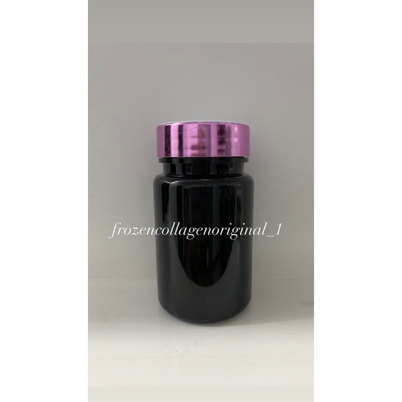 Botol Herbal Kapsul Obat 100ml HITAM