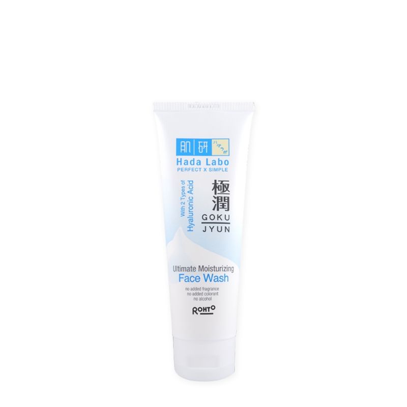 HADA LABO FACE WASH PUTIH gokujyun ultimate moisturizing 50g