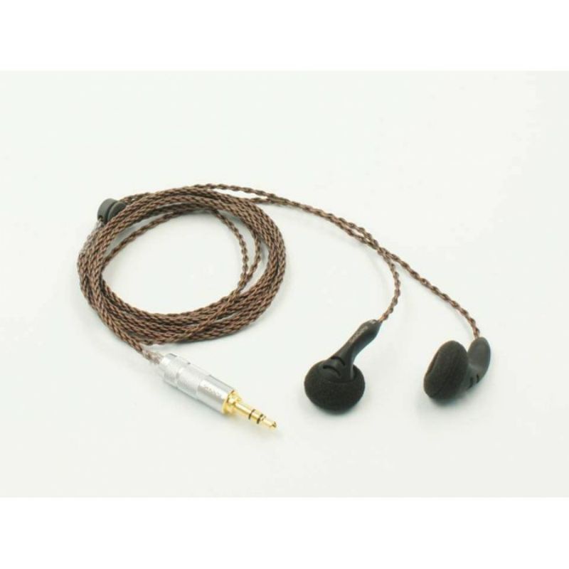 SHOZY BK Black 3.5mm Audio HiFi Audiophile Flat-head Earphones Earbud