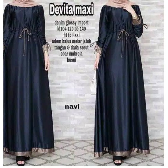 VRФMФ Devita maxi//dress//fashion wanita// жAda Stockж