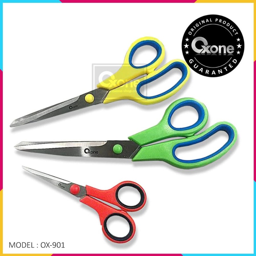 Gunting Dapur OX-901 3PCS Scissor Set Oxone - Fullcolor