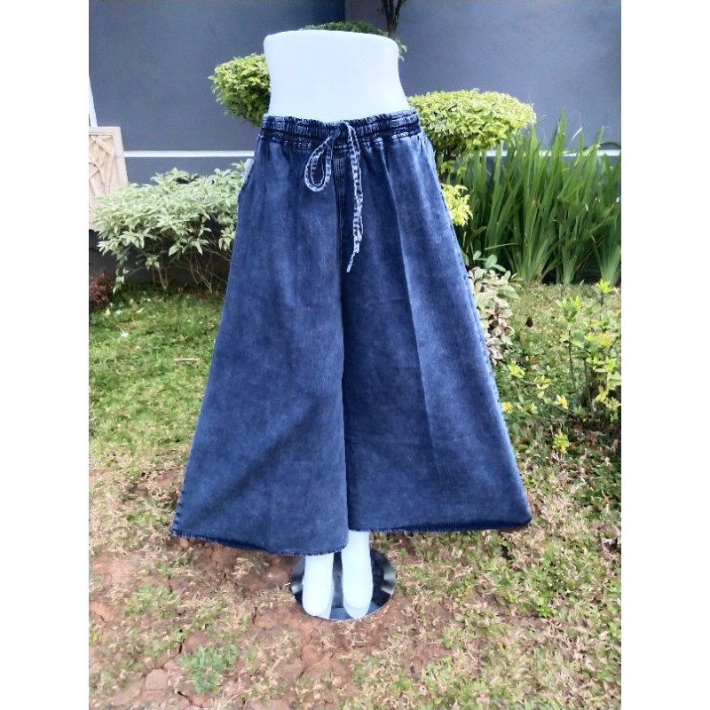 CELANA PANJANG JEANS WANITA PREMIUM KULOT SNOW LINE 2 WARNA ORIGINAL PRODUK