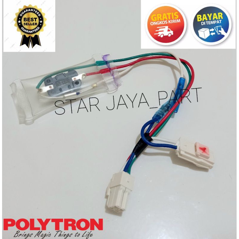 BIMETAL DAFROST FUSE DINGIN ORIGINAL POLYTRON KULKAS DUA PINTU