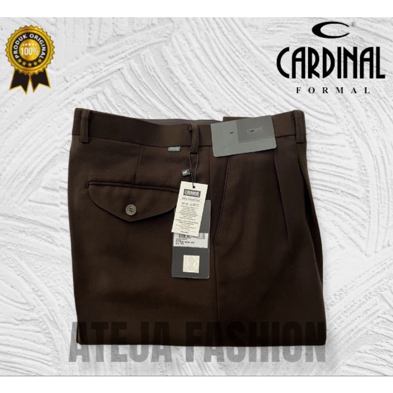 CUCI GUDANG CARDINAL FORMAL 100% ORIGINAL Celana Kerja Pria Standar semibaggy /Celana Cardinal Formal Rempel semibaggy / Cardinal Formal Bahan Tebal / Cardinal Celana Formal Panjang Pria Regular semibaggy