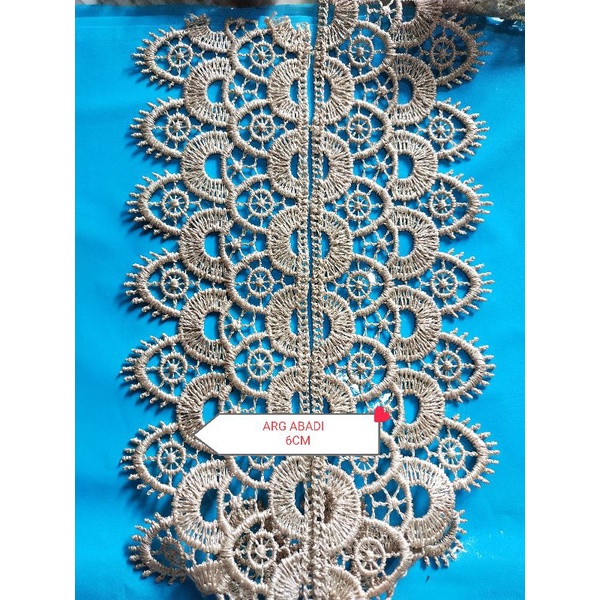 Renda Giper 6cm panjang 15 yard