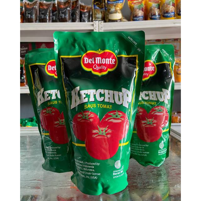 

SAOS TOMAT DELMONTE POUCH 1KG Delmonte Saus Tomat Pouch 1000 gr