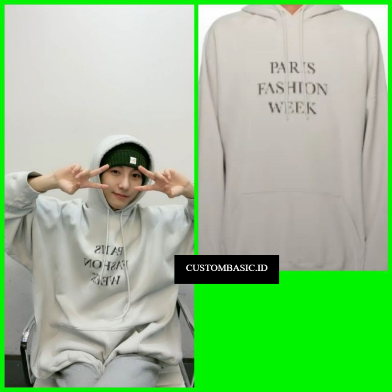 Hoodie nct kpop renjun  unisex pri&wanita  PARIS FASHION WEEK