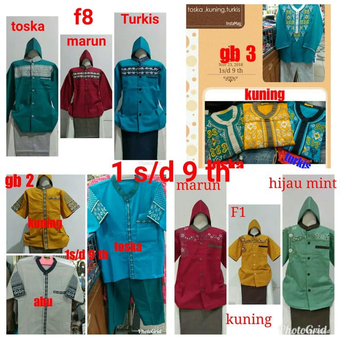 BAJU KOKO COWOK-


 baju koko anak laki-laki/baju muslim anak/setelan koko anak - Hijau Tosca