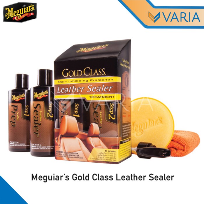 Meguiar's Gold Class Leather Sealer Treatment Jok Kulit Meguiars G3800