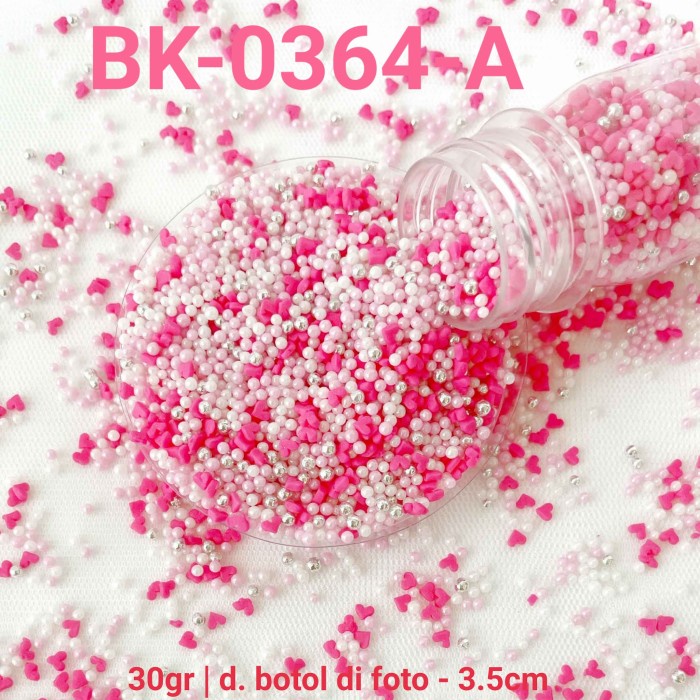 

GR-BK-0364 SPRINKLES SPRINKLE SPRINKEL 30GRAM MUTIARA PUTIH BIRU PINK GRATIS ONGKIR