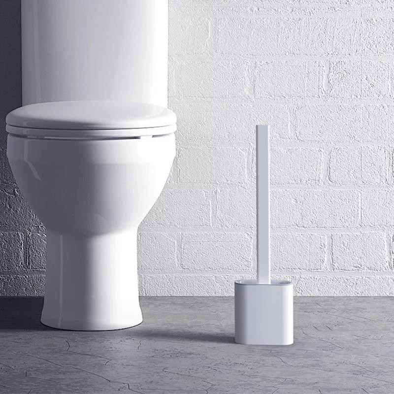 Sikat Toilet Silicone Model Tempel Dinding / Brush Toilet Silicone