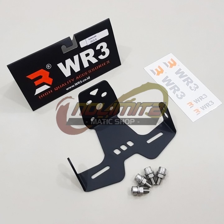 Tail Tidy Breket Dudukan Plat Nomer Belakang WR3 Ninja 250 ZX25R