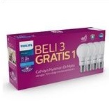 philips multipack mycare ledbuld 8w ( 3 gratis 1 )