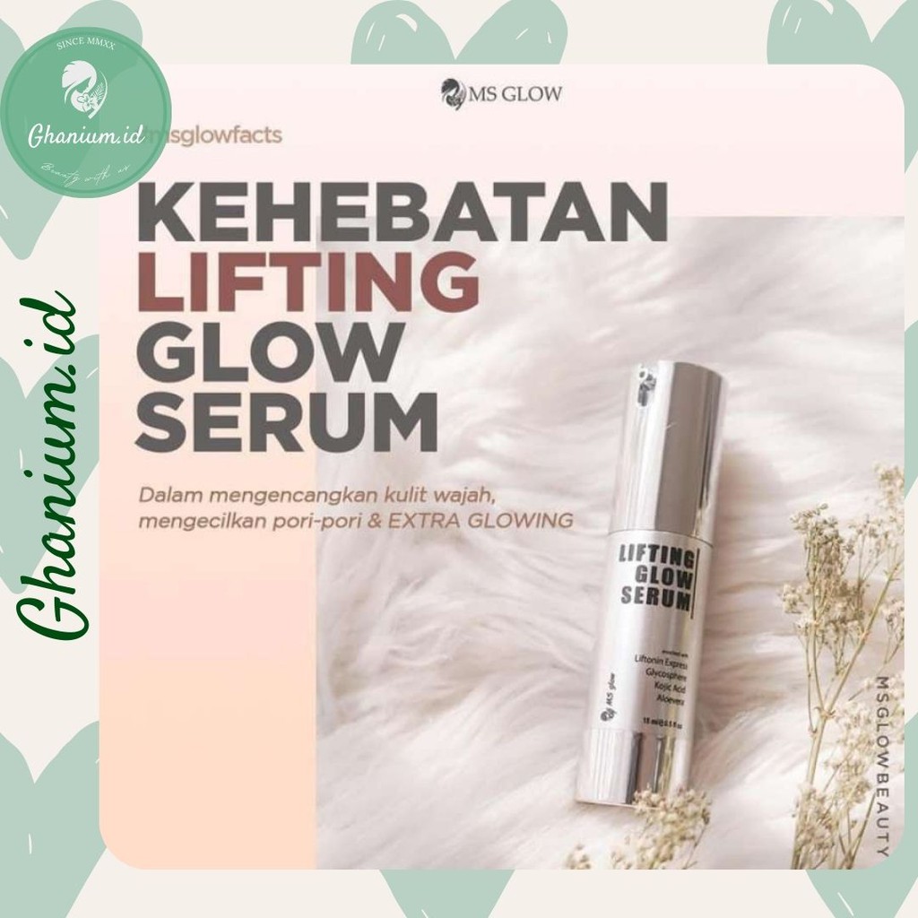 Lifting Glow Serum Ms Glow Serum Mengecilkan Pori Pori Msglow Shopee Indonesia