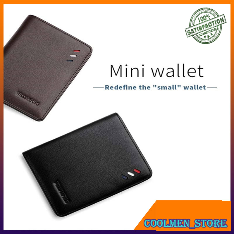 Dompet Pria Dompet Lipat Kulit Asli WILLIAMPOLO Leather Designer Genuine Leather Men Slim Thin