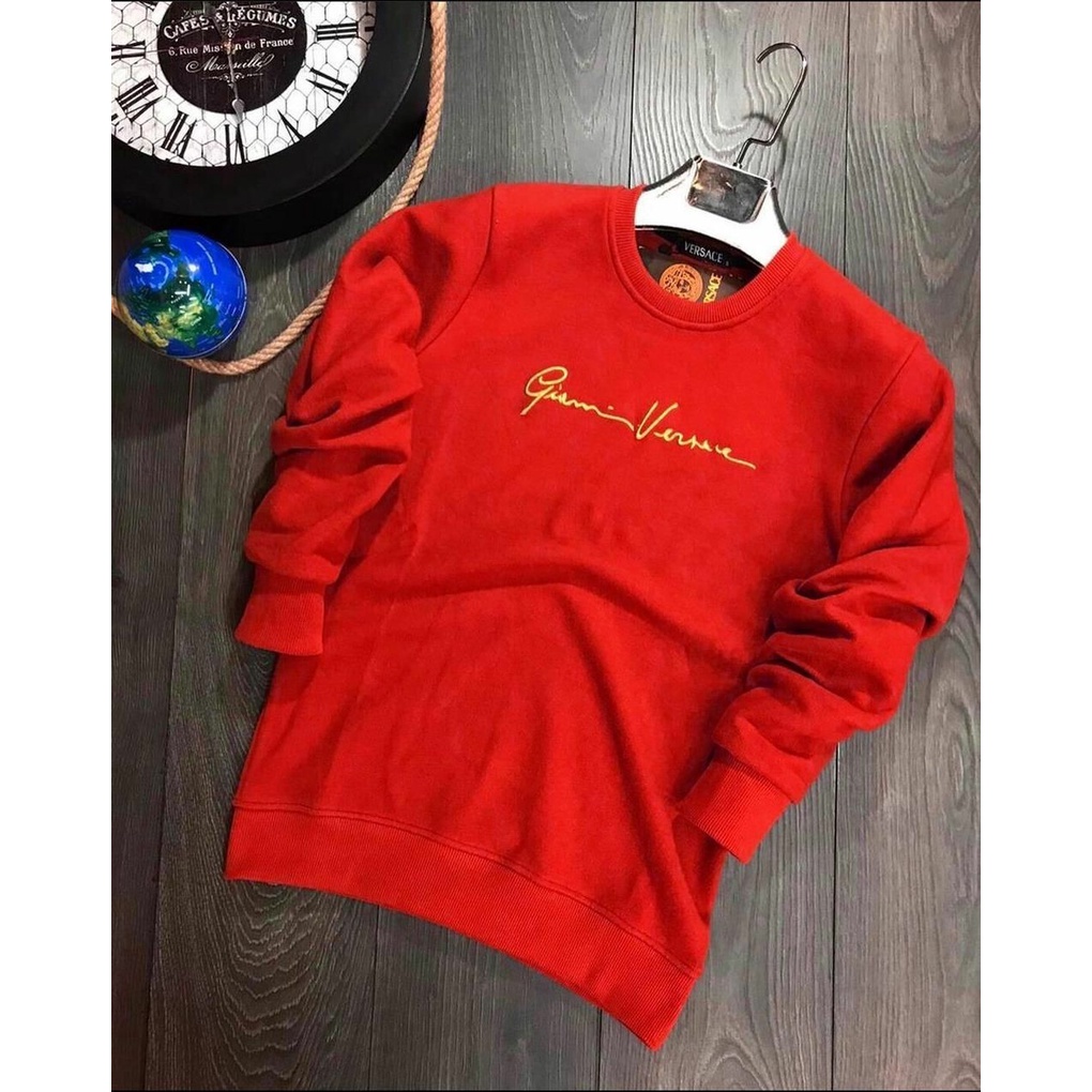 SWEATER PRIA VERSALE BORDIR / CREWNECK PRIA KEREN / ATASAN PRIA PREMIUM FLEECE TEBAL LEMBUT TERBARU'