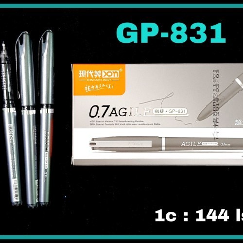 

SJS Pen Gel XDM GP-831/ Pulpen/ Ballpoint/ Balpen/ Pena/ Tulis/Kantor