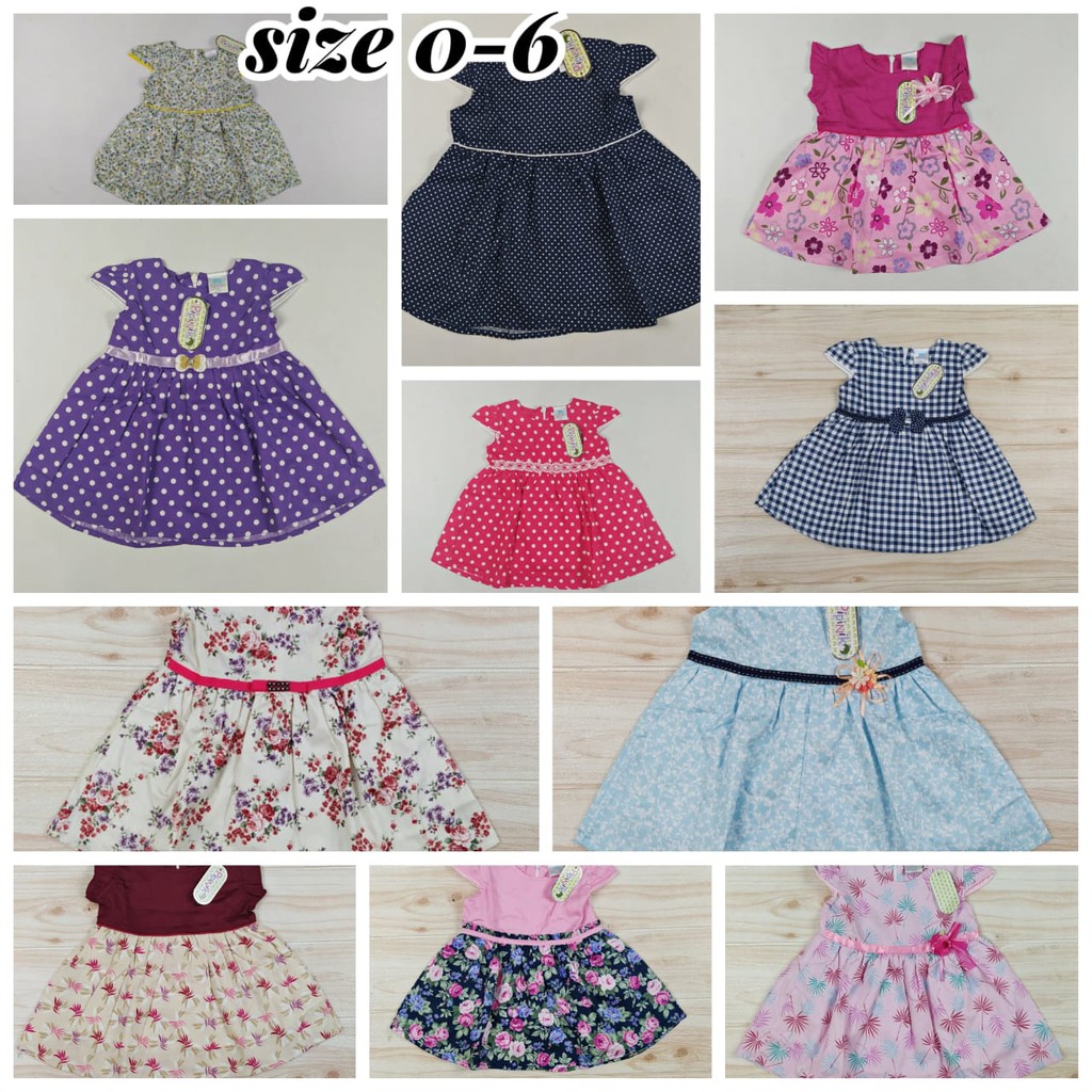 pipiniko dress anak bayi usia 0 6 8 9 10 12 14 16 18 20 22 24 bulan 1 2 tahun cewek perempuan halus-3