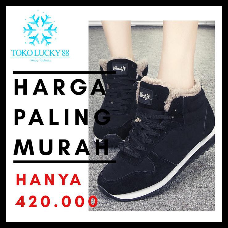 Sepatu Thermal Boots Winter Musim Dingin