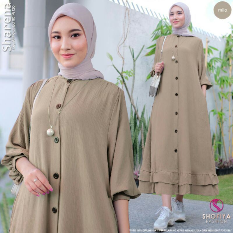 SHARENA, ELVA  Midi Dress Ory by Shofiya♥