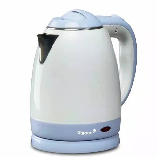 Pisces Kettle-Teko Listrik Double Wall Inner Stainless 1.2L PK-122