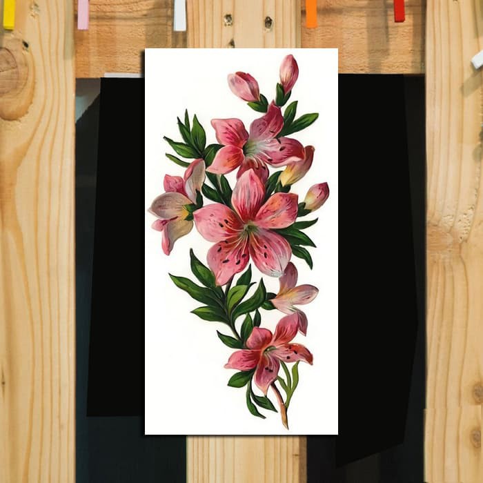 Fasahaya Hiasan  Dinding  Poster Kayu  Leaf Dekorasi Rumah 